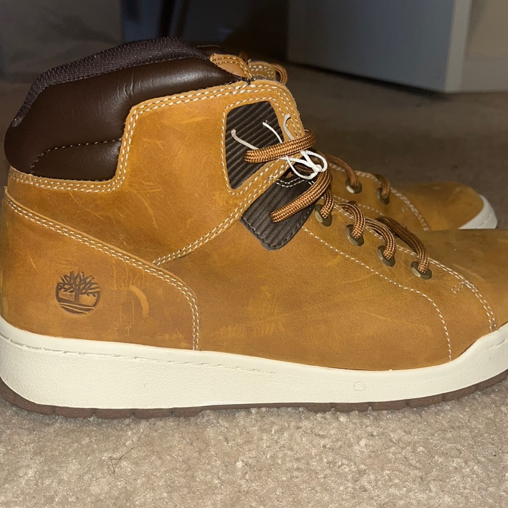 Tan Timberland Sneaker Boot